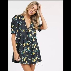 Free People Adelle Printed Tunic Dress Size S